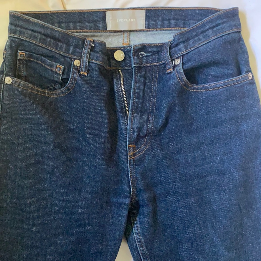 Everlane Skinny Dark Blue Wash 27